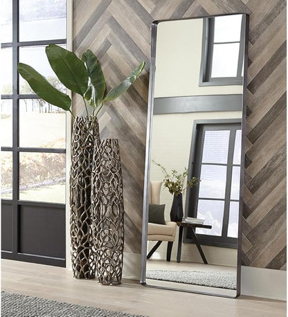 Howard Elliott Bronze Tall Aluminum Branch Floor Vase with Padded Bottom, Large Modern Abstract Decorative Centerpiece Flower Vase with Intertwined Design for Weddings & Decoration, 9 x 9 x 45.5 Inch