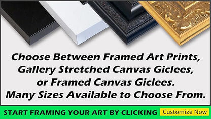 ArtDirect Monochrome Vases Custom Framed Art Print Giclee Print or Canvas Options with Various Sizes and Customization by Allen, Kimberly