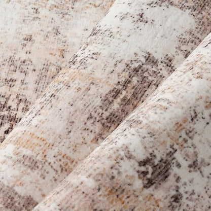 8x10 Washable Area Rug Beige Grey Abstract Living Room Bedroom Carpet Neutral Modern Non Slip Soft Medium Pile Indoor Large Throw Rug for Dining Room Office