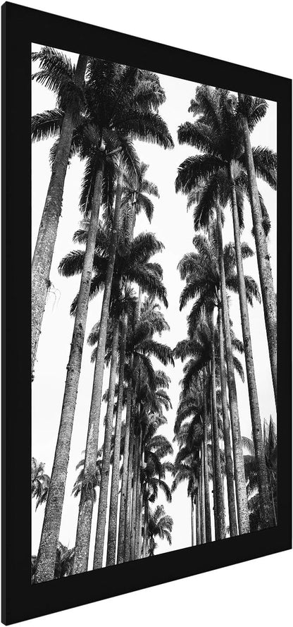 Americanflat 22x28 Poster Frame with Polished Plexiglass - Black Picture Frame - Wide Photo Frames Made of Engineered Wood for Vertical or Horizontal Wall Display - Epic Collection - Black