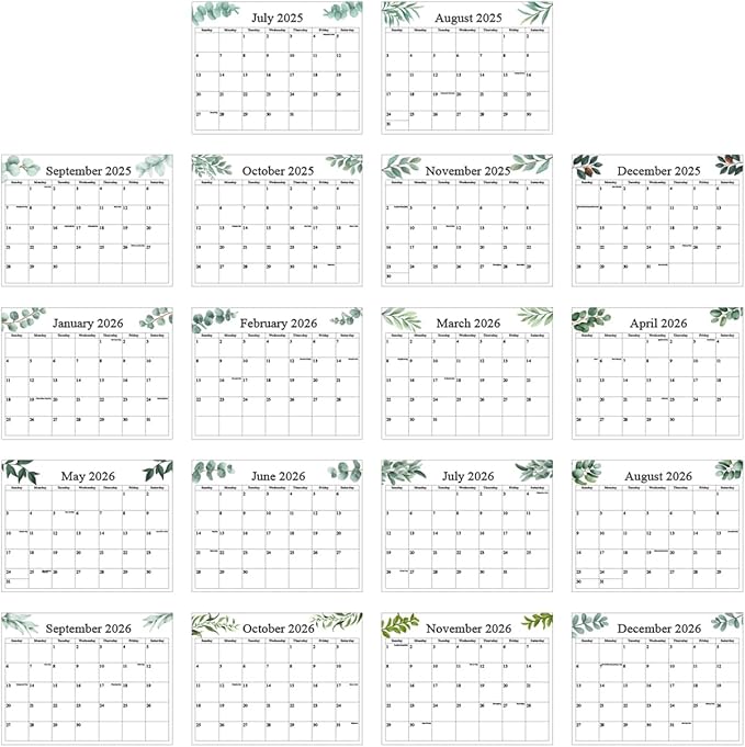 2026 Wall Calendar - Calendar 2026 from January 2026 - December 2026, 12 Months Calendar with Premium Paper, 8.5" x 11", Nature