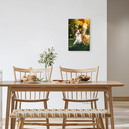 YYYYHPP Canvas Prints with Your Photos, Personalized Photo to Canvas Wall Art,Canvas Printing for Wedding, Family, Baby, Pets, Home Office Decor, Wrapped Frame 8"x12"