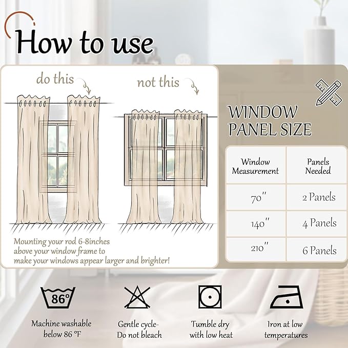 Lajode Linen Blackout Curtains for Living Room Narrow Window, Thermal Insulated Complete Light Blocking Soundproof Small Curtains for Bedroom, Each 38 Inch Wide 80 Inch Length 2 Panels, Light Grey
