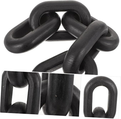 Rustic Wooden Chain Link Decor Home Decor for Living Room Aesthetic Handmade Home Ornament