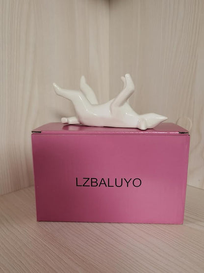 Dog Mom Gift for Women, Ring Holder for Wedding Jewelry - Unique Birthday Mothers Day Christmas Gift for Dog Lovers, Sympathy Gifts for Loss of Pet, Decorative Figurine for Office & Home Decor