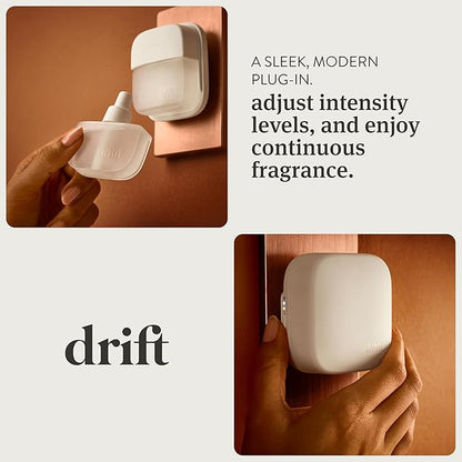 Drift Home Scent Diffuser Refills in Open Air (2 Refills) - Adjustable and Long Lasting Diffuser Aroma - Clean Ingredients, Pet Safe