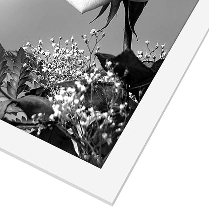 Americanflat 12x18 Poster Frame with Polished Plexiglass - White Picture Frame - Wide Photo Frames Made of Engineered Wood for Vertical or Horizontal Wall Display - Epic Collection - White