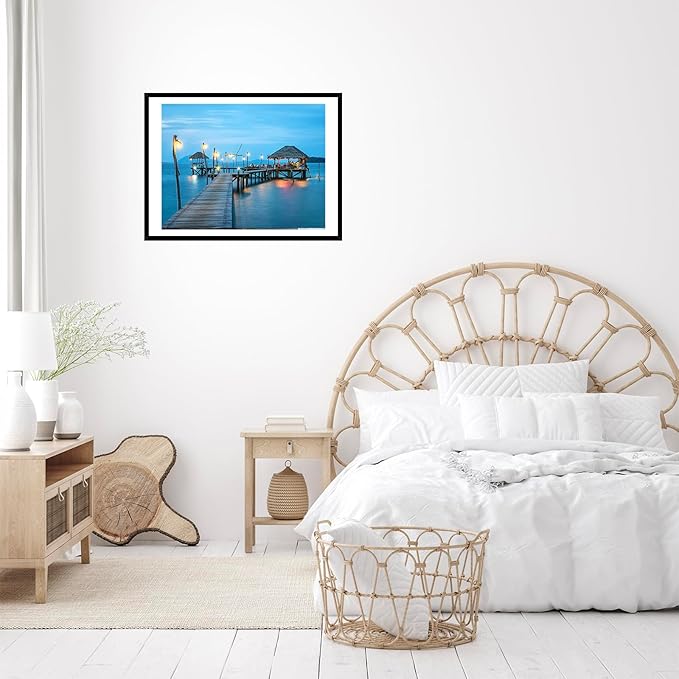 19.7x27.6 Puzzles Frame for 50x70 cm Puzzle Poster Photo Picture, Display 18x24 with Mat or 19.7 x 27.6 without, Wall Hanging 19.7 by 27.6 inch 1000 Pieces Puzzles Frame, 2 Pack, Black