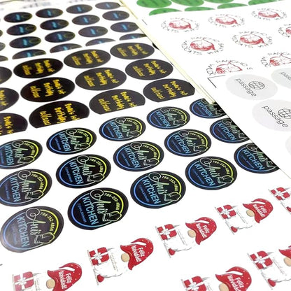 Custom Stickers Personalized Labels, Customized Stickers with Any Image Logo and Text. Custom Stickers for Business Logo Thank You Labels, etc. (Rectangle,5X2 Inch)