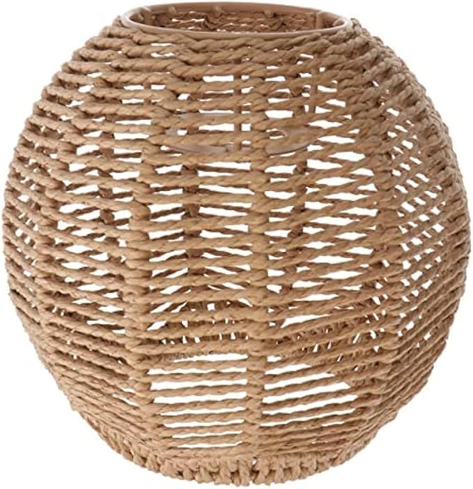 Lampshade for Cover Table Lamp Rattan Lamp Pendant Light Vintage Hanging Lighter Cafe Restaurant Home Decor Retro Lampshade