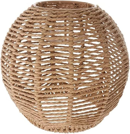 Lampshade for Cover Table Lamp Rattan Lamp Pendant Light Vintage Hanging Lighter Cafe Restaurant Home Decor Retro Lampshade