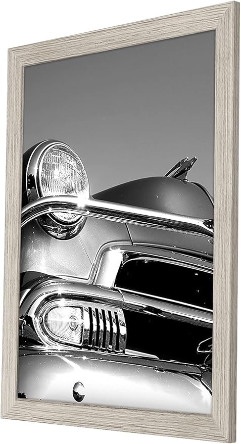 Americanflat 18x24 Poster Frame with Polished Plexiglass - Wide Picture Frames Made of Engineered Wood for Vertical or Horizontal Wall Display - Epic Collection - Driftwood