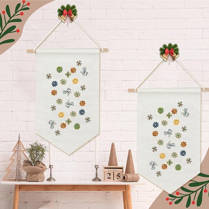 Boao 4 Pcs Boho Room Decor Hanging Decorations Pin Banner Wall Display Banners Elementary Wall Art Banner Welcome to Teacher Gift(Beige,20.9 x 11.8 Inches,Classic)