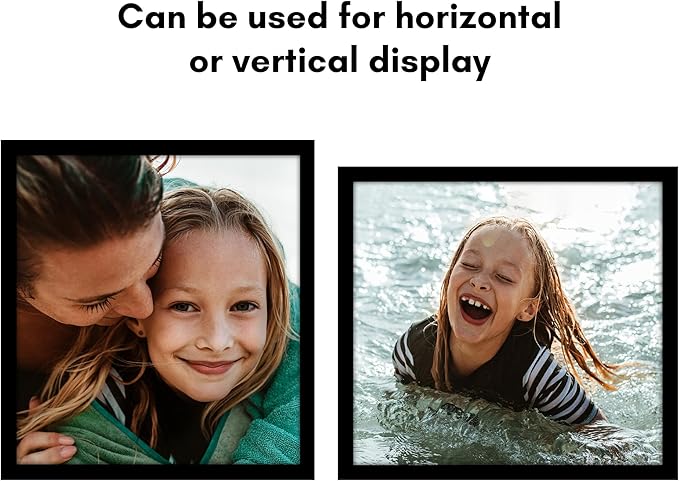 Americanflat 22x24 Picture Frame with Polished Plexiglass - Black Picture Frame - Wide Photo Frames Made of Engineered Wood for Vertical or Horizontal Wall Display - Epic Collection - Black