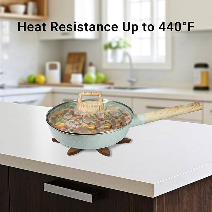 Silicone Trivets Mat Set for Hot Dishes - Tree Trivets with Stand - Hot Pads Pot Holders for Kitchen (Brown)