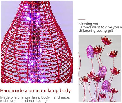Nordic Modern Flower Floor Lamp Fashion Art Living Room Sofa Bedroom Wedding LED Originality Decorative Standing Light (Style 7)