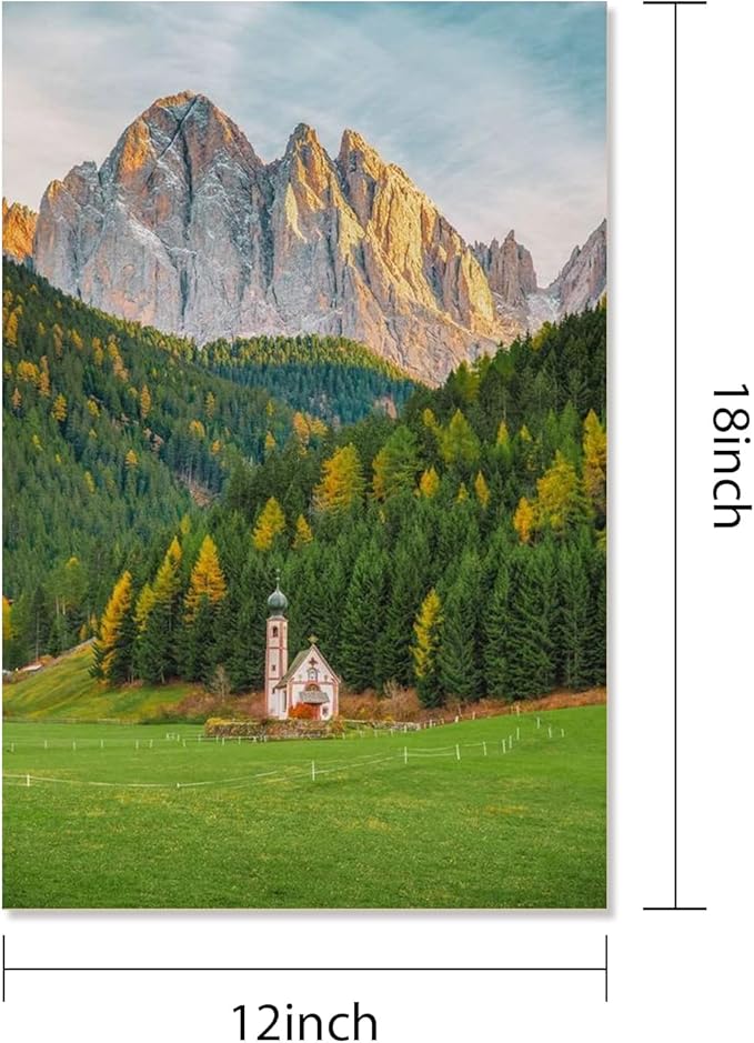 JIMUJIA Custom Canvas Art Print 12"x18" - Unframed Artwork, Personalized Wall Decor, Customizable Photo, Custom Portrait, Office, Living Room, Bedroom Wall Art(12×18in,Unframe)