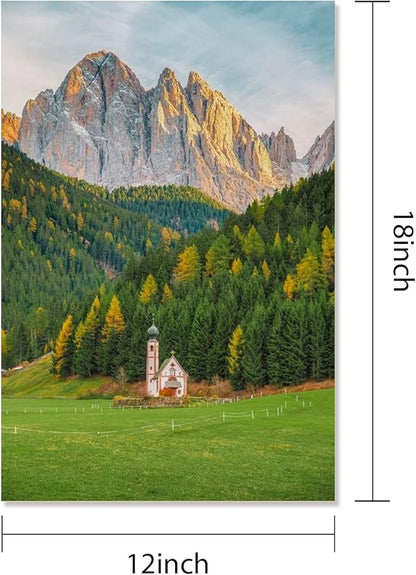 JIMUJIA Custom Canvas Art Print 12"x18" - Unframed Artwork, Personalized Wall Decor, Customizable Photo, Custom Portrait, Office, Living Room, Bedroom Wall Art(12×18in,Unframe)
