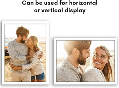 Americanflat 20x28 Picture Frame with Polished Plexiglass - White Picture Frame - Wide Photo Frames Made of Engineered Wood for Vertical or Horizontal Wall Display - Epic Collection - White