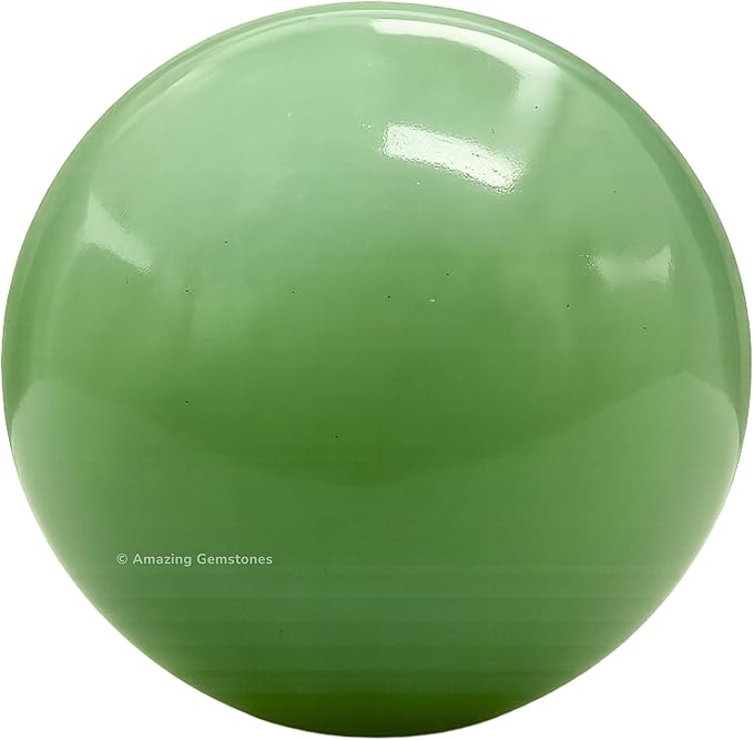 Amazing Gemstone Green Aventurine Crystal Ball with Stand - 1.5 Inches Crystal Sphere Meditation Balls for Witchcraft and Decorative Balls