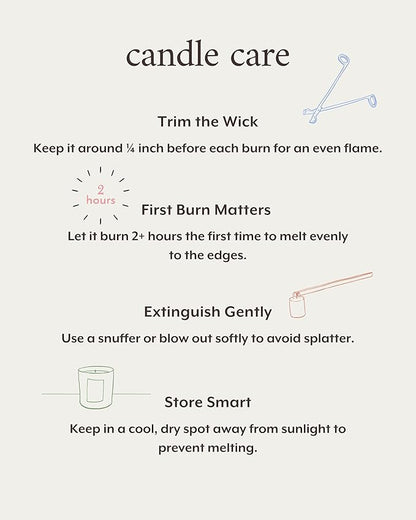 Literie NYC Inspired Scented Candle: Skiing Out West - Sandalwood & Clove Bud Scent, 9oz, 50 Hour Burn, Vegan Soy & Coconut Blend Candle for Home Decor, Gift for Women & Men