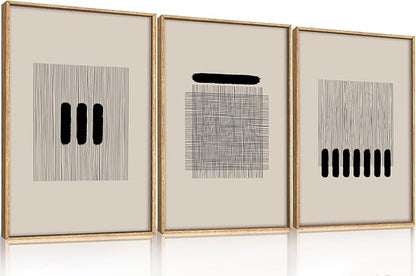 HLNIUC Christian Framed Wall Art Set of 3,Jesus Leaves the 99 Sheep Religious Wall Decor(16x24),Minimalist Abstract Bible Line Canvas Painting,70x7 Forgiveness Artwork for Church,Living Room,Bedroom