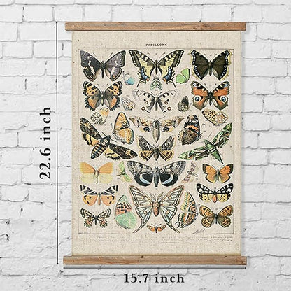 ABoby Hanging Posters, Decorative Wall Art Prints, Fabric Tapestries With Wood Frames, Ready to Hang (16" x 24" x 1 Panels, Artwork - 11)