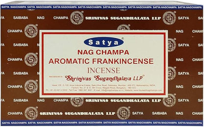 Aromatic Frankinsence Incense Sticks and Incense Stick Holder Bundle Insence Insense Satya