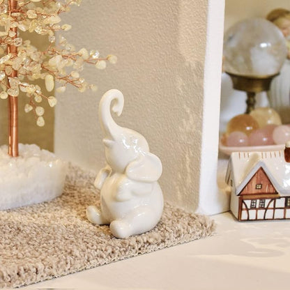 Elephant Gifts: Ring Holder with Good Luck Trunk & Cute Elephant Decor - Perfect for Wedding, Bridal Shower, Birthday & Christmas Gifts