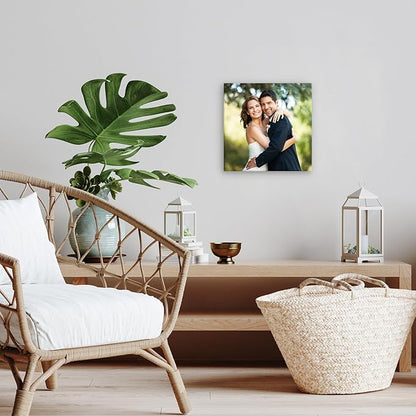YYYYHPP Canvas Prints with Your Photos, Personalized Photo to Canvas Wall Art,Canvas Printing for Wedding, Family, Baby, Pets, Home Office Decor, Wrapped Frame 12"x12"