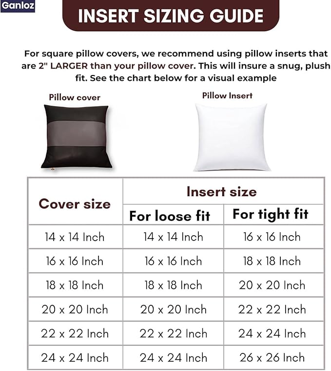 Lambskin Leather Pillow Cover - Sofa Cushion Case - Decorative Throw Covers for Living Room & Bedroom, 18x18 Inches - Camel Antique Box Pack of 2