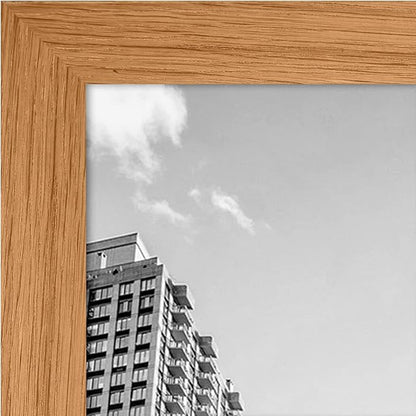 Americanflat 24x36 Poster Frame with Polished Plexiglass - Wide Picture Frames Made of Engineered Wood for Vertical or Horizontal Wall Display - Epic Collection - Dark Oak