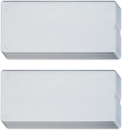 BLUE GINKGO 12 Dividers - Compatible with Large 12-Drawer Storage Cabinet (12-Pack) - Clear
