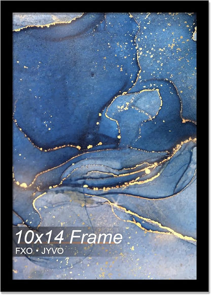10x14 Picture Frame, Black Frame for 10 x 14 Inch Picture Poster Photo, Light Weight and High Transparent 10 by 14 Frame for Wall - 1 Pack/Black/10 x14