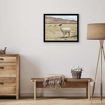 Americanflat 18x23 Poster Frame with Polished Plexiglass - Black Picture Frame - Wide Photo Frames Made of Engineered Wood for Vertical or Horizontal Wall Display - Epic Collection - Black