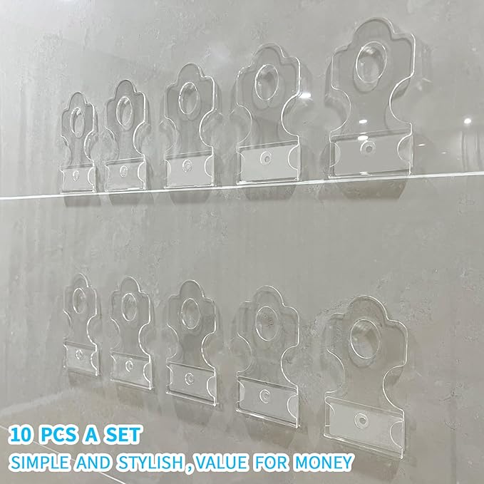 YODAR 10 Pack Acrylic Floating Shelves for Funko Pop in-The-Box Figures, Display Case for Boxed Characters, Wall Mounted Shelf with Mounting Kit, Perfect for Decoration & Storage