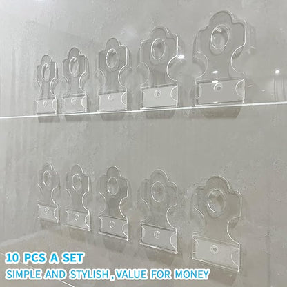 YODAR 10 Pack Acrylic Floating Shelves for Funko Pop in-The-Box Figures, Display Case for Boxed Characters, Wall Mounted Shelf with Mounting Kit, Perfect for Decoration & Storage