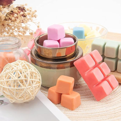 UCC Wax Melts, Soy Wax Cubes for Wax Warmer, Strong Scent Fragrance Wax Tarts, Candle Melts Gift Set, Pumpkin Pie, Cinnamon, Coffee, Vanilla, Lavendar, Rose & Sandalwood