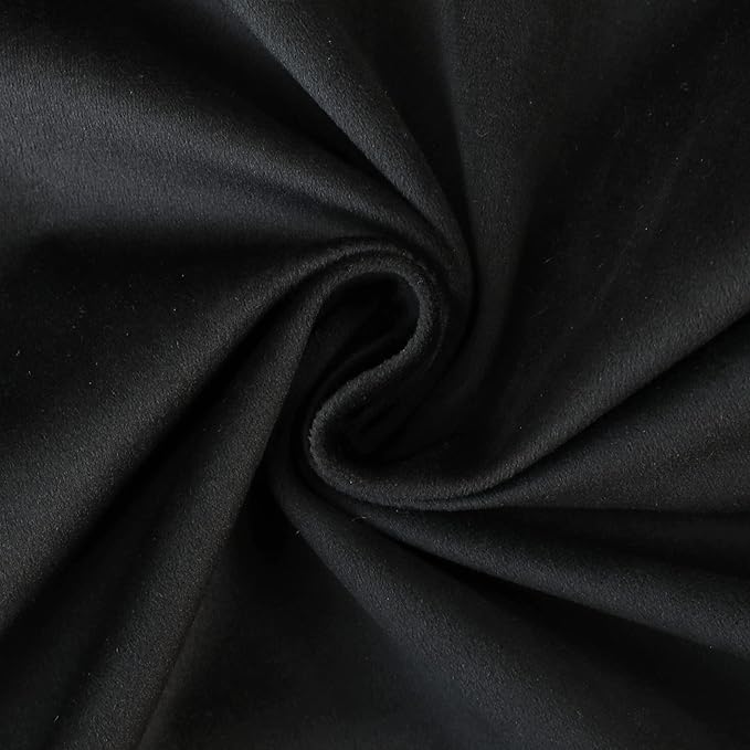 LIGICKY Set of 2 Black Velvet Throw Pillow Covers Modern Minimalist Style Solid Decorative White Rope Edging Soft Square Cushion Cases for Sofa Bedroom Party Décor, 20x 20 inch