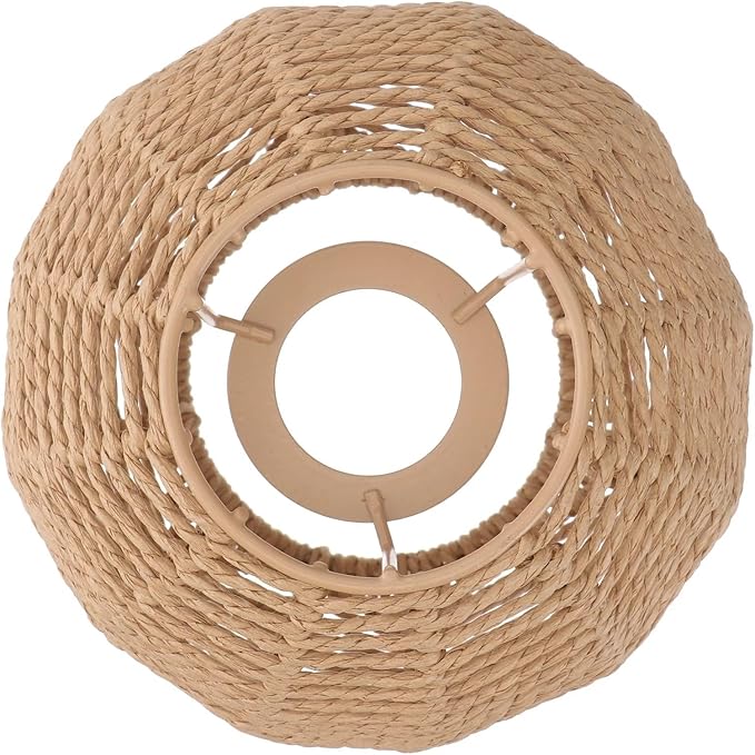 Lampshade for Cover Table Lamp Rattan Lamp Pendant Light Vintage Hanging Lighter Cafe Restaurant Home Decor Retro Lampshade