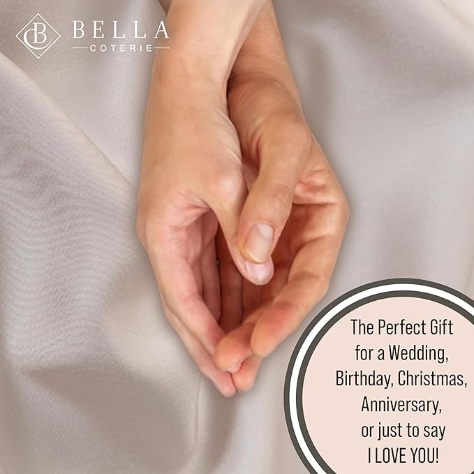 Bella Coterie Luxury Bamboo Viscose Queen Size Sheet Set | 100% Organically Grown | Ultra Soft | Cooling for Hot Sleepers | 18" Deep Pocket [Dune]