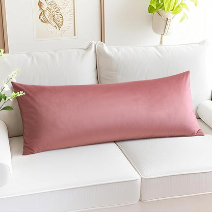 Artscope Luxury Velvet Lumbar Pillow Cover Super Soft Decorative Rectangle Throw Pillow Covers Case Cushion Covers for Sofa Couch Bedroom Car Decor 14x36 Inch Jam