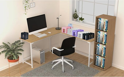 Translucent Frosted Adjustable Vertical File Sorter Sturdy Plastic Expandable Upright File Holder, Desktop Binder Organizer, School Office File Book Organization, Assemble Easily Endlessly