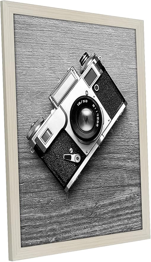 Americanflat 16x20 Picture Frame with Polished Plexiglass - Wide Picture Frames Made of Engineered Wood for Vertical or Horizontal Wall Display - Epic Collection - Light Wood