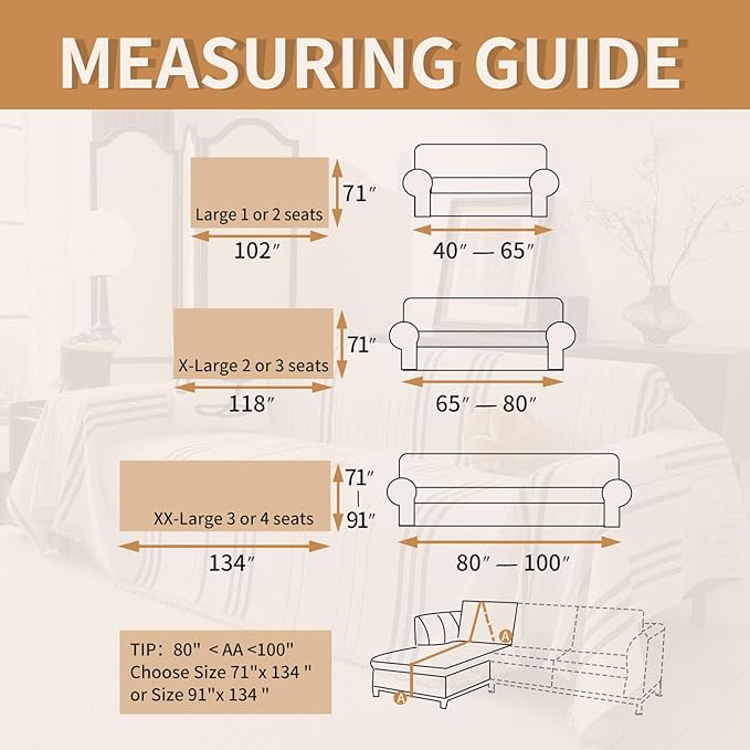 Boho Non Slip Covers Sofa Covers for 3 Cushion Chenille Dog Pet Couch Protector Washable Anti-Slip Sectional Couch Cover Tassels L Shaped Sofa Cover