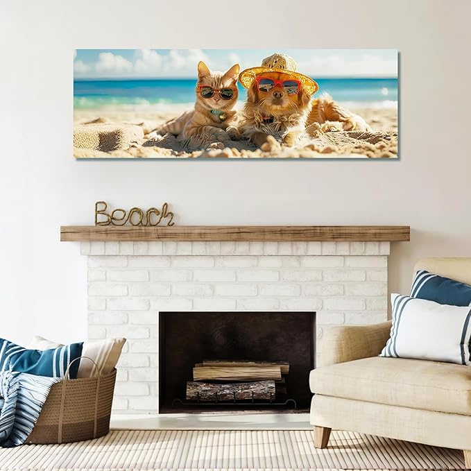 JIMUJIA Custom Canvas Art Print 36"x12" - Unframed Artwork, Personalized Wall Decor, Customizable Photo, Custom Portrait, Office, Living Room, Bedroom Wall Art(36×12in,Unframe)