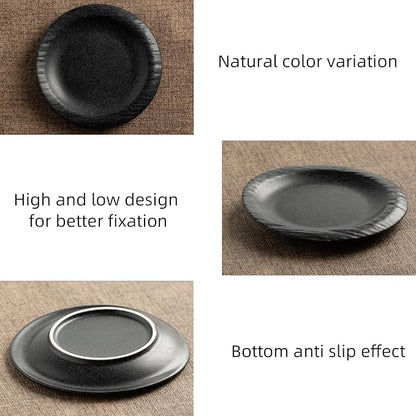 Ceramic Jewelry Tray Decorative Ring Holder and Trinket Dish for Women Wedding Engagement Birthday Gift for Her Jewelry Organizer Vanity Tray (camel)