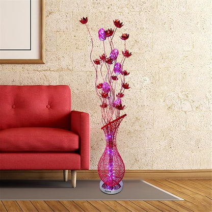 Nordic Modern Flower Floor Lamp Fashion Art Living Room Sofa Bedroom Wedding LED Originality Decorative Standing Light (Style 7)