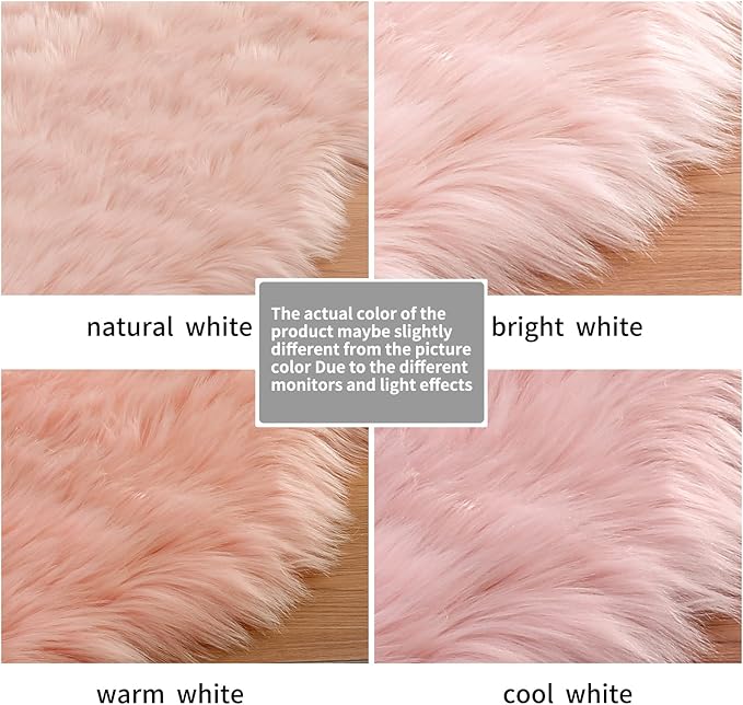 Faux Fur Rug for Bedroom, Fluffy Runner Rugs Soft Sheepskin Rug Sofa Couch Seat Cushion, 2x6ft Grey Plush Area Rug Shag Rugs Floor Carpets for Nursery Bedside, Cute Shaggy Fuzzy Home Decor