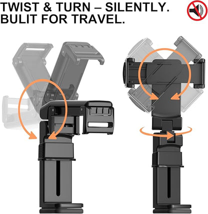 Perilogics 2025 Upgraded Travel Essentials Must Haves Airplane Phone Holder Mount. Improved Ergonomic Lever, Perfect for Long Flight, Cruise, Desk, Travel Gift for Content Creator